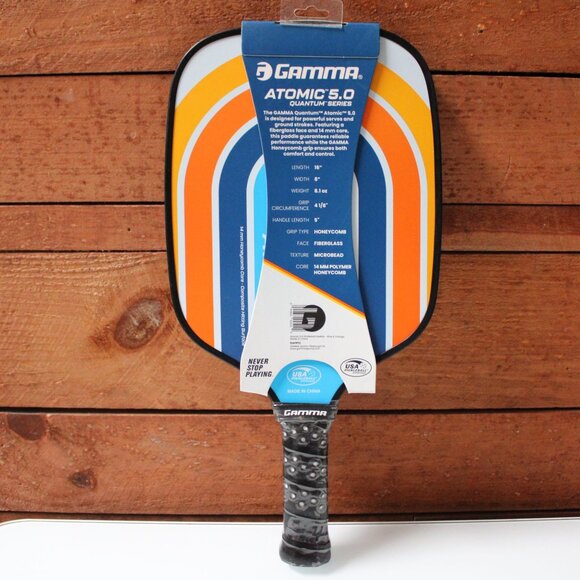 Gamma Atomic 5.0 Pickleball Paddle Quantum Series Lightweight Graphite Face USA - Picture 4 of 5